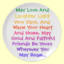 Irish Blessing Plate plates