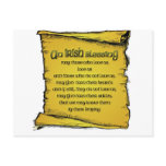 Irish Blessing Post Card