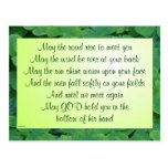 Irish blessing postcard