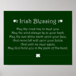 Irish Blessing Poster