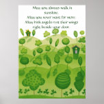 Irish blessing Poster posters