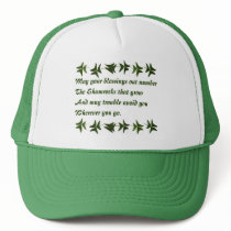 Irish Blessing Shamrocks hats