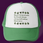 Irish Blessing Shamrocks hats