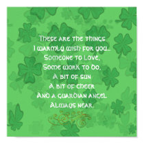 Irish Blessing - Someone to Love posters