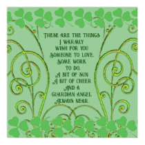 Irish Blessing - Someone to Love - Some Work posters