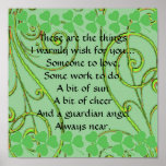 Irish Blessing - Someone to Love - Some Work Posters