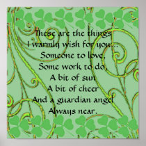 Irish Blessing - Someone to Love - Some Work Posters
