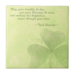 Irish blessing tile