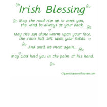 Irish Blessing t-shirts by QueenofHarts Irish Blessing t-shirts