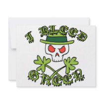 Irish Blood invitations