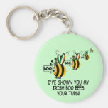Irish boobies key chain