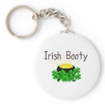 Irish Booty Pot of Gold St. Patrick's Day Keychain
