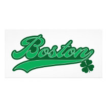 Irish Boston Custom Photo Card