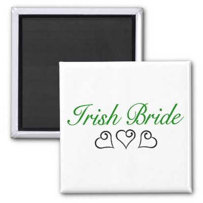 Irish Bride Fridge Magnets