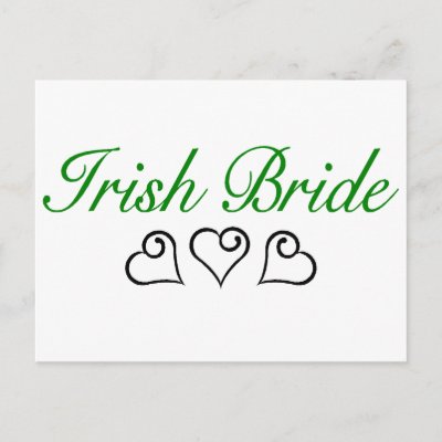 Irish Bride Postcard