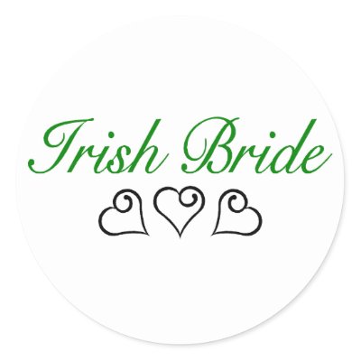 Irish Bride Stickers