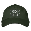 Irish Bride Wedding Cap embroideredhat