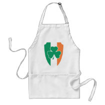 Irish Buckler Shamrock aprons