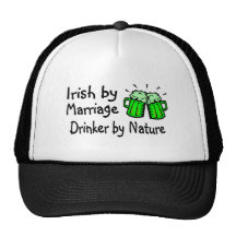 Irish By Marriage Drinker By Nature Mesh Hats