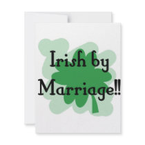 Irish by marriage invite