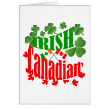 Irish Canadian Greeting Card