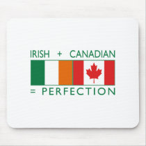 Irish Canadian Heritage Flags 2 mousepads by iponix Irish Canadian Heritage Flags 2 mousepads
