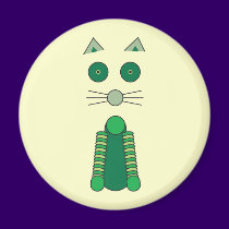 Irish Cat Magnet magnets
