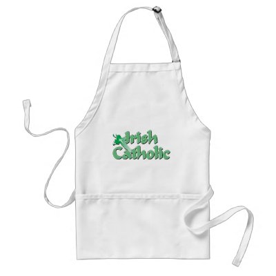 Irish Catholic Cross Apron by bbdesignsco