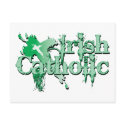 Irish Catholic Gothic Cross postcards by bbdesignsco Irish Catholic Gothic Cross postcards