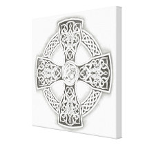 Irish Celtic Cross Canvas Prints