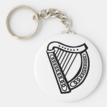 Irish/Celtic Harp Symbol of Irleand Keychains