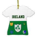 Irish Ceramic Sports Shirt Decoration Ornaments