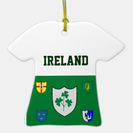 Irish Ceramic Sports Shirt Decoration Ornaments