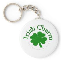 Irish Charm Clover Key Chains