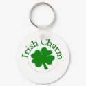 Irish Charm Clover keychains by MemeDesigns Irish Charm Clover keychains