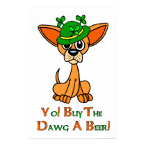 Irish Chihuahua posters by orsobear Irish Chihuahua posters