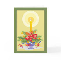 Irish Christmas Candle Blessing Card by freespiritdesigns Irish Christmas Candle Blessing Card