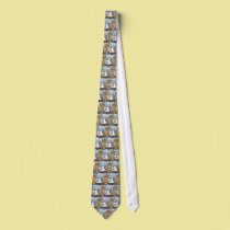 Irish Christmas Cottage Tie
