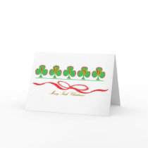 Irish Christmas Greeting Card
