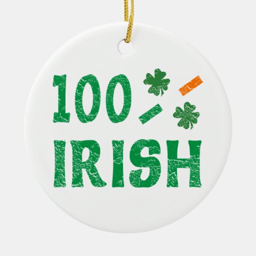 Irish Christmas Ornament