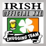 Irish Chugging Team! Print