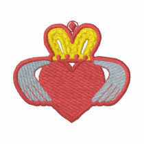 Irish Claddagh embroidered shirts by ZazzleEmbroidery Irish Claddagh embroidered shirts