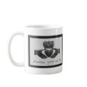 Irish Claddagh, friendship, loyalty and love mugs