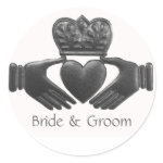 Irish Claddagh Love Symbol Stickers