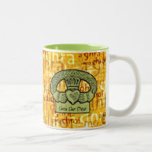 Irish Claddagh mug Love Forever