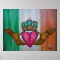 Irish Claddagh Posters