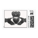 Irish Claddagh Symbol of Love postage by perfectpostage Irish Claddagh Symbol of Love postage