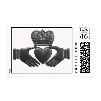 Irish Claddagh Symbol of Love stamp