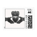 Irish Claddagh symbol postage