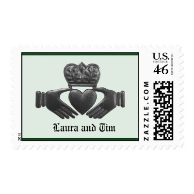 Irish Claddagh Symbol Postage Stamp
